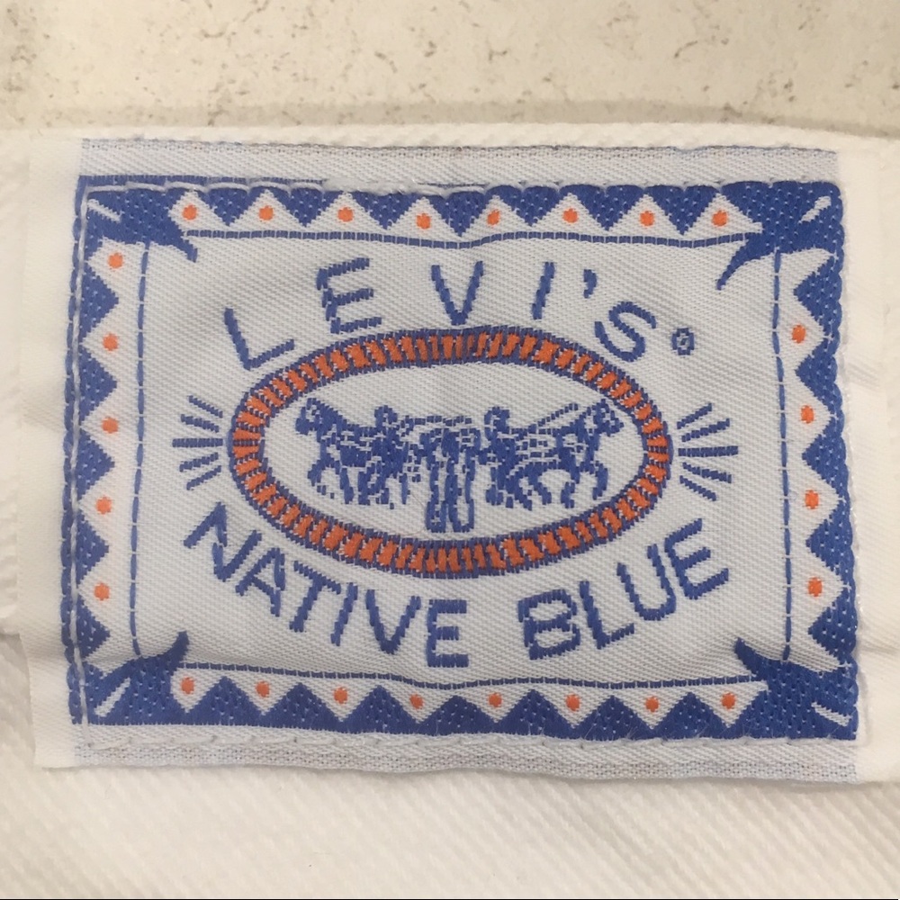 Vintage Levi’s Native Blue White Jean Denim 501
